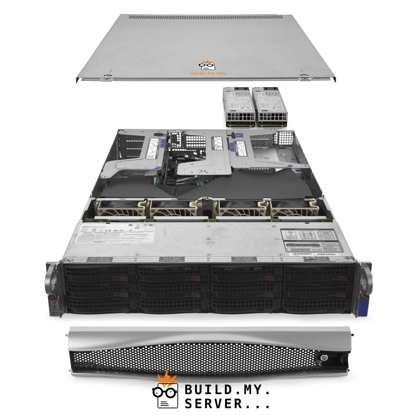 Nutanix NXS2U1NL06G610 12-Bay Server 2.10Ghz 32-Core 256GB RAM + 120TB HDDs