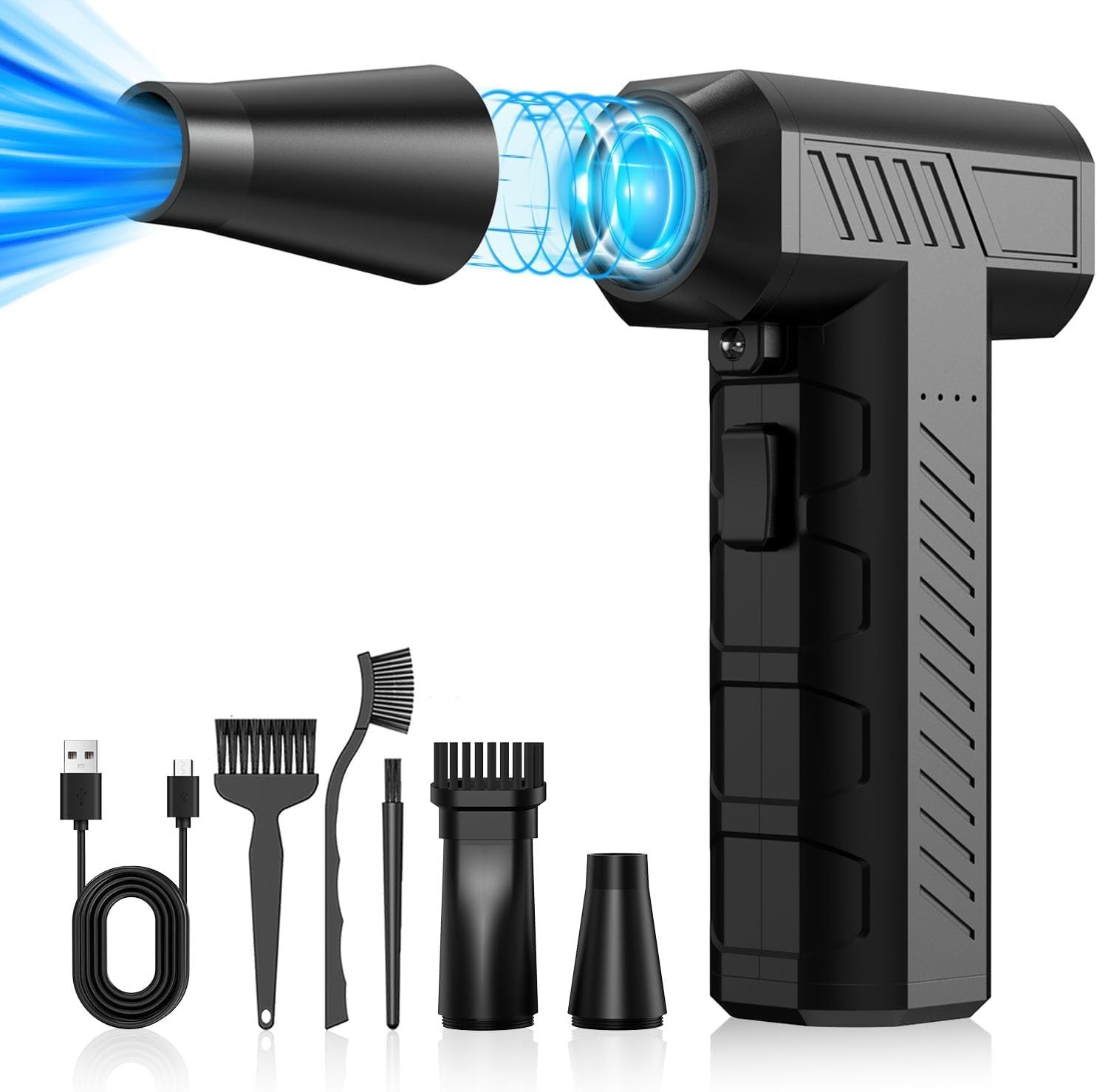 Mini Blower Turbo 150K RPM Cordless No Canned