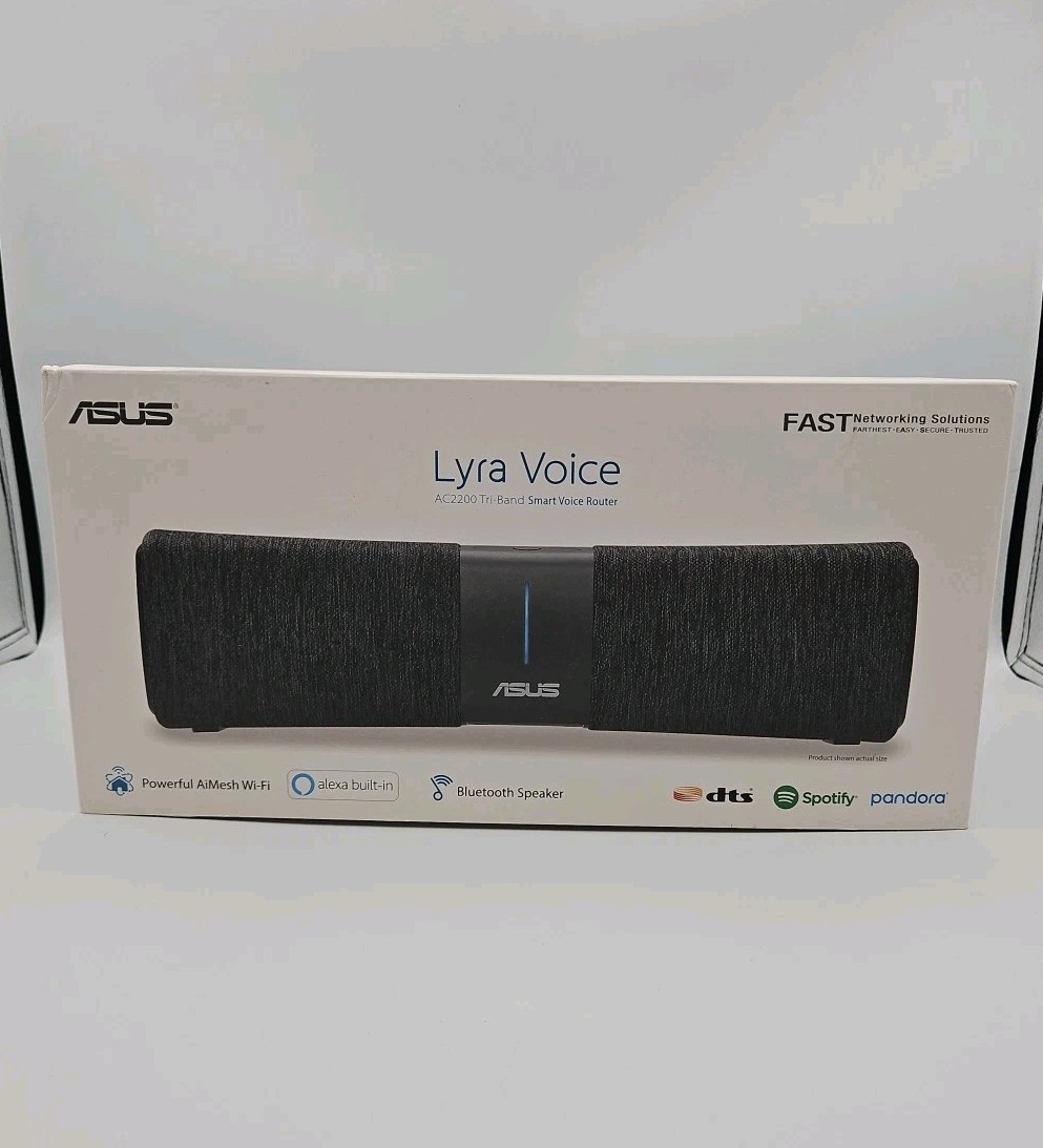 ASUS Lyra Voice Wireless AC2200 Tri-Band Mesh Wi-Fi Router and Bluetooth Speaker