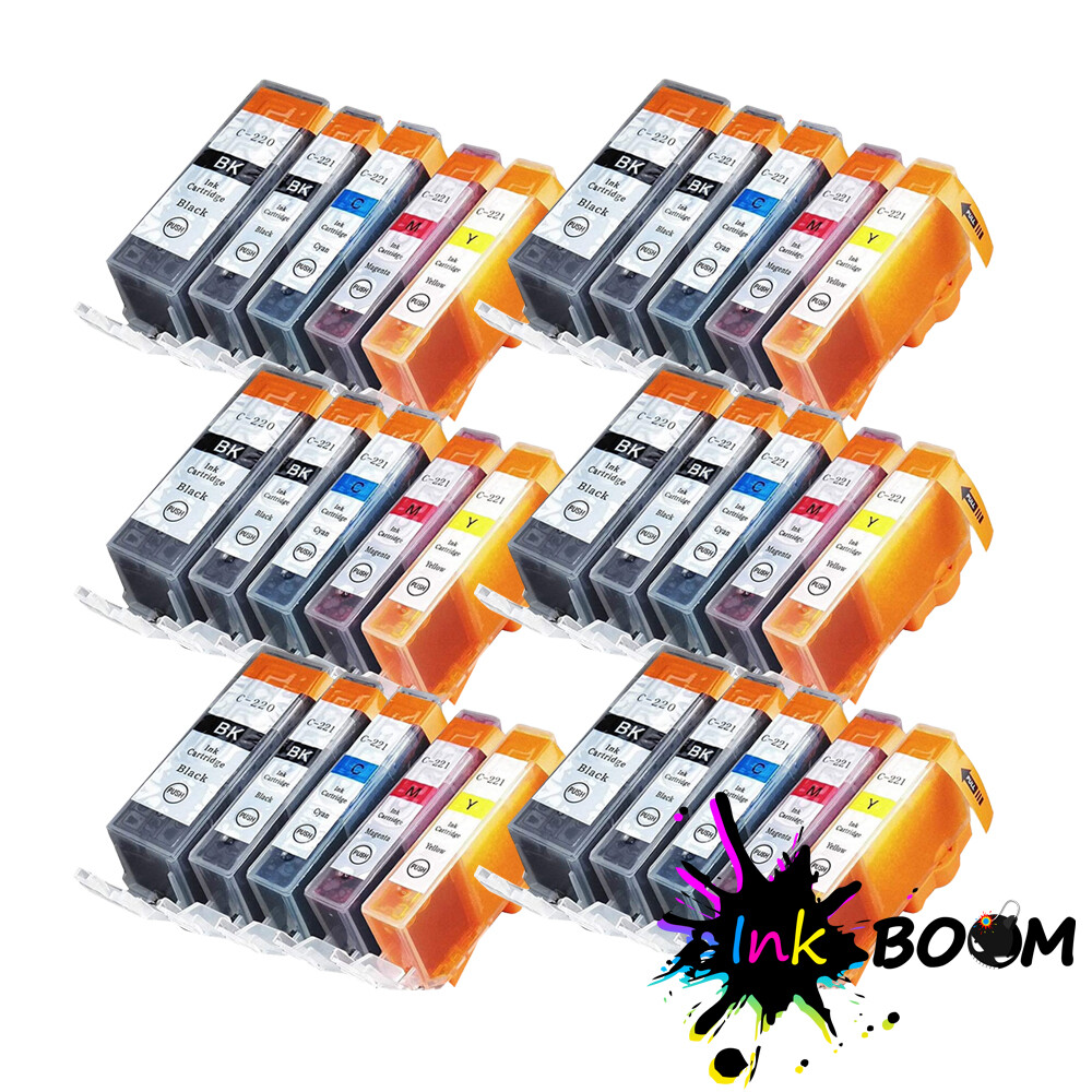 30 Ink for PGI-220 CLI-221 MX860 MX870 MP560 MP640 PIXMA MP980 MP990