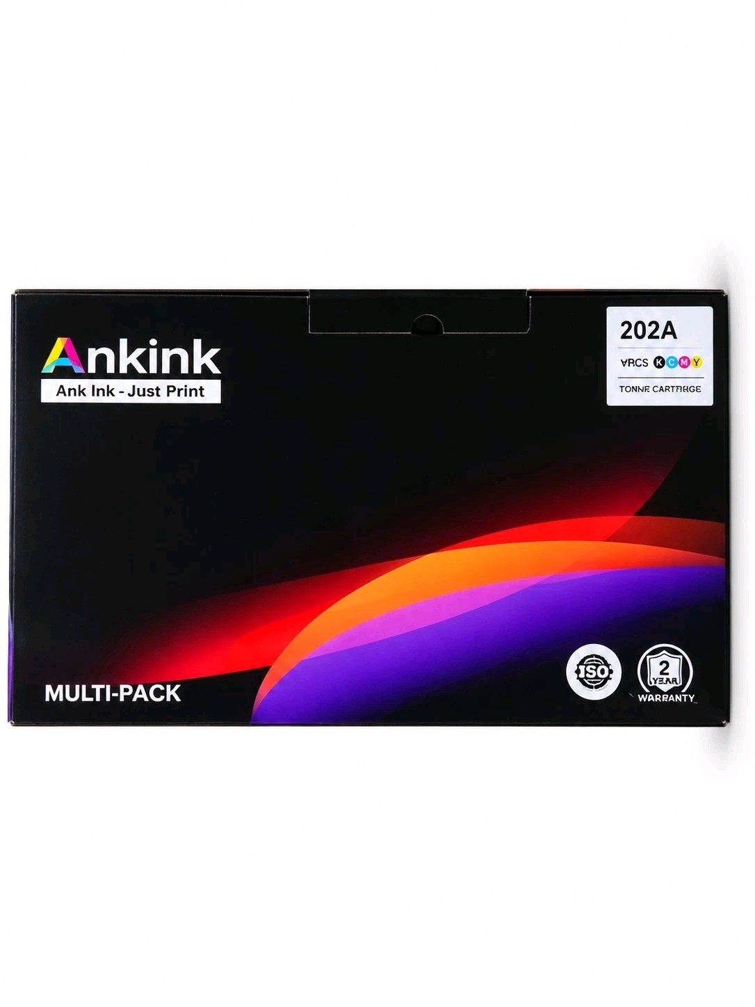 Ankink 202A CF500A Compatible Toner Cartridge Set 4-Pack for HP M254 M281