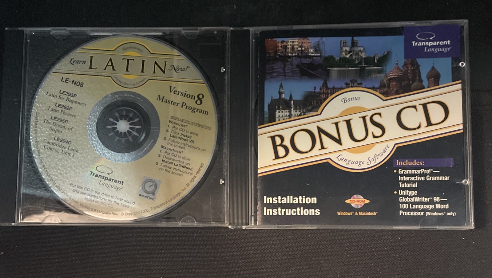 Learn Latin Now - Version 8  Master Program CD-ROM Plus Bonus CD