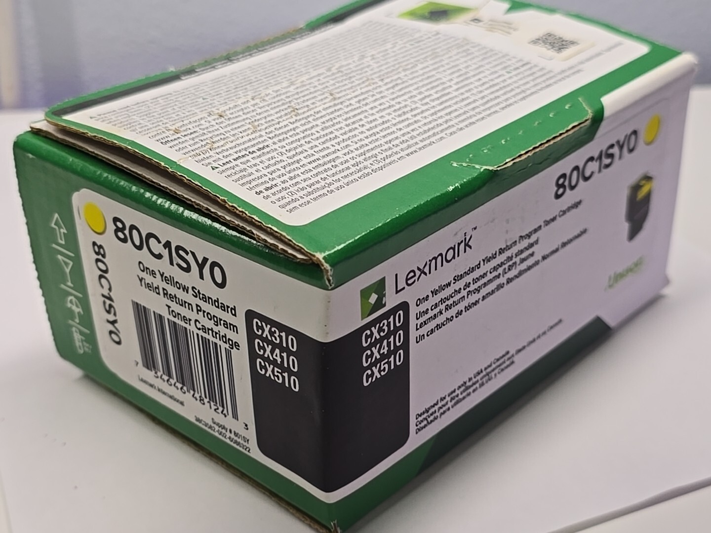 Lexmark 801SY Yellow Toner Cartridge (CX310, CX410, CX510)