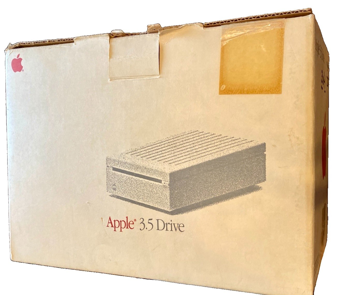 Vtg 1987 Apple 3.5 Drive A9M0106 Original box only disc computer part box 20S3