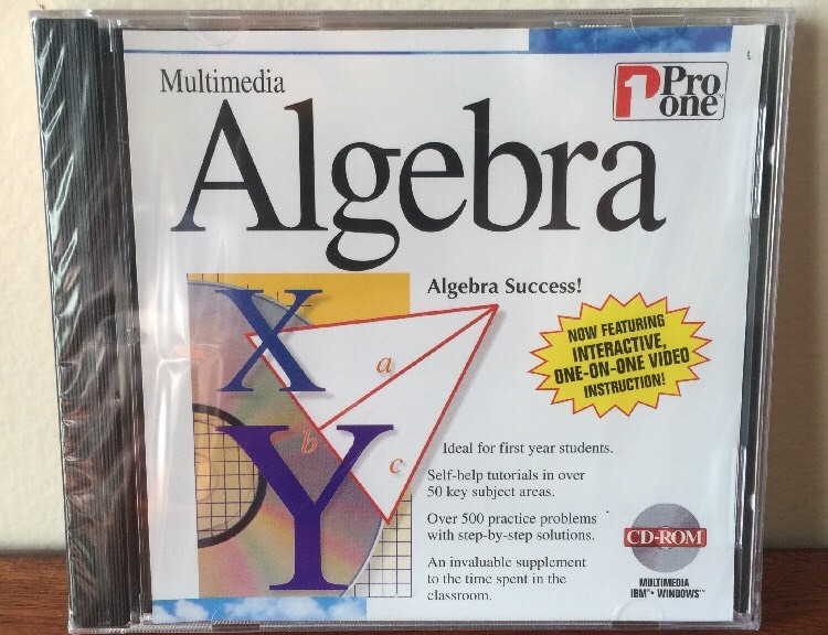 Multimedia Algebra I 1995. Brand New Sealed
