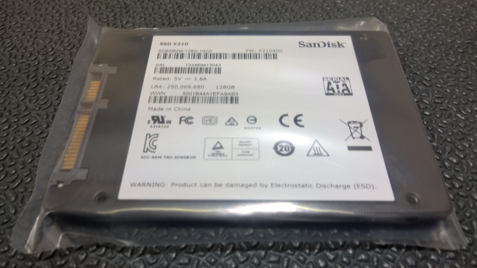 SanDisk X210 SD6SB2M-128G-1022I 2.5" MLC Internal Solid State Drive (SSD)