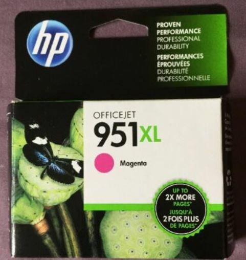 HP 951XL Magenta Ink Cartridge CN047AN Genuine 