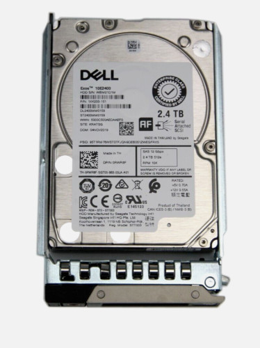 FOR Dell Enterprise 2.4TB 512e 10K SAS 12Gb/s 2.5" Hard Drive ST2400MM0159 RWR8F