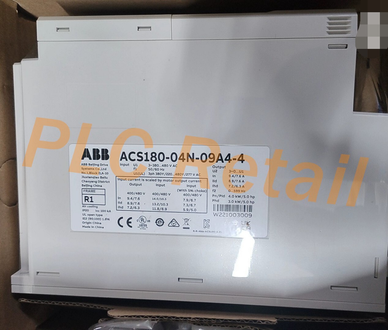 1PCS NEW ABB frequency converter ACS180-04N-09A4-4 Fast Delivery