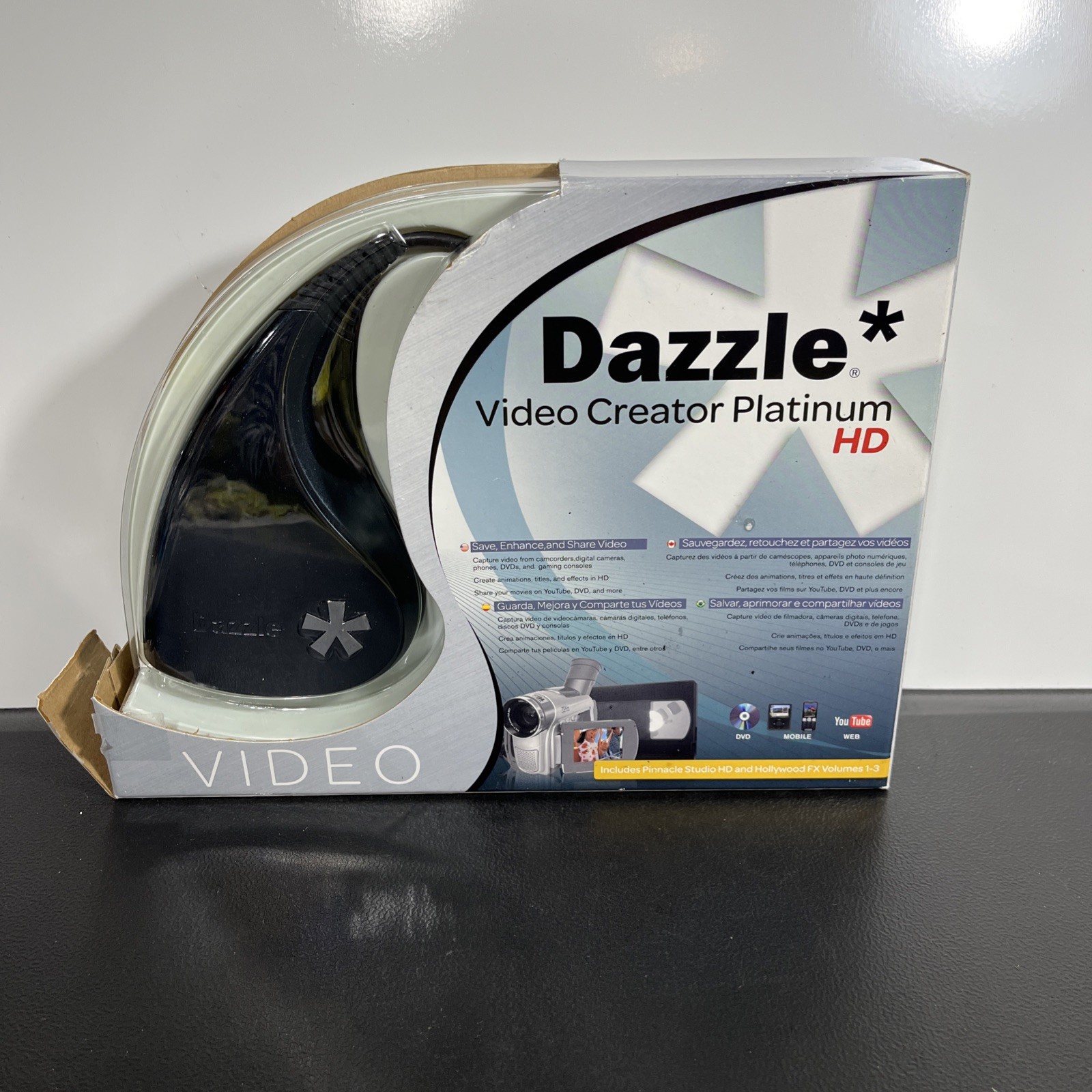 Dazzle DVC100 Video Creator Plus HD USB Capture Device w/ Pinnacle Studio Box