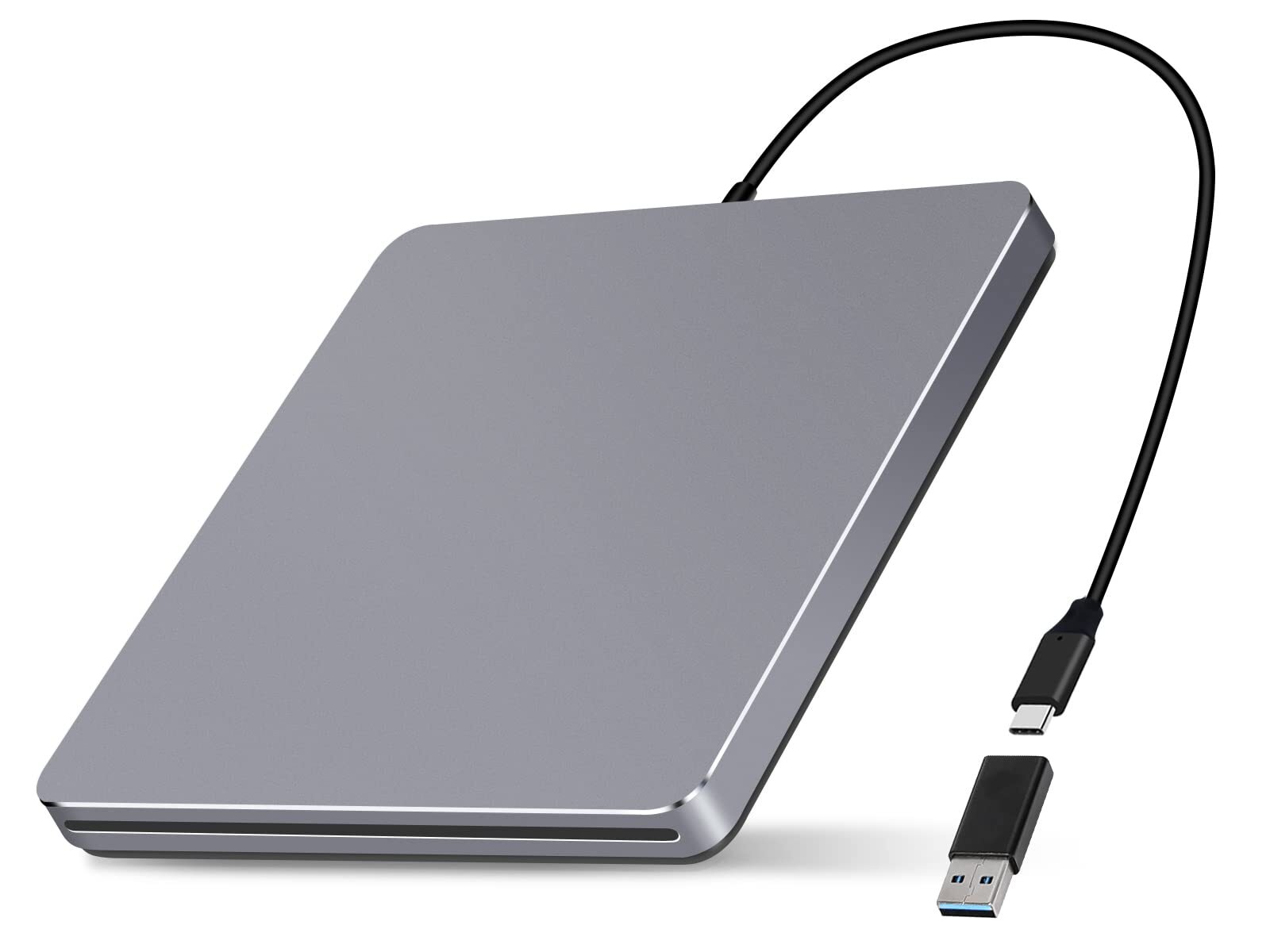 External DVD Drive USB C SuperDrive for Apple, Slot-in CD Drive for Mac, Port...