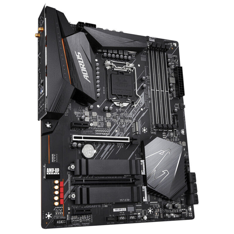 GIGABYTE Z490 AORUS ELITE AC Motherboard Intel Z490 ATX LGA 1200 DDR4 Core 2xM.2