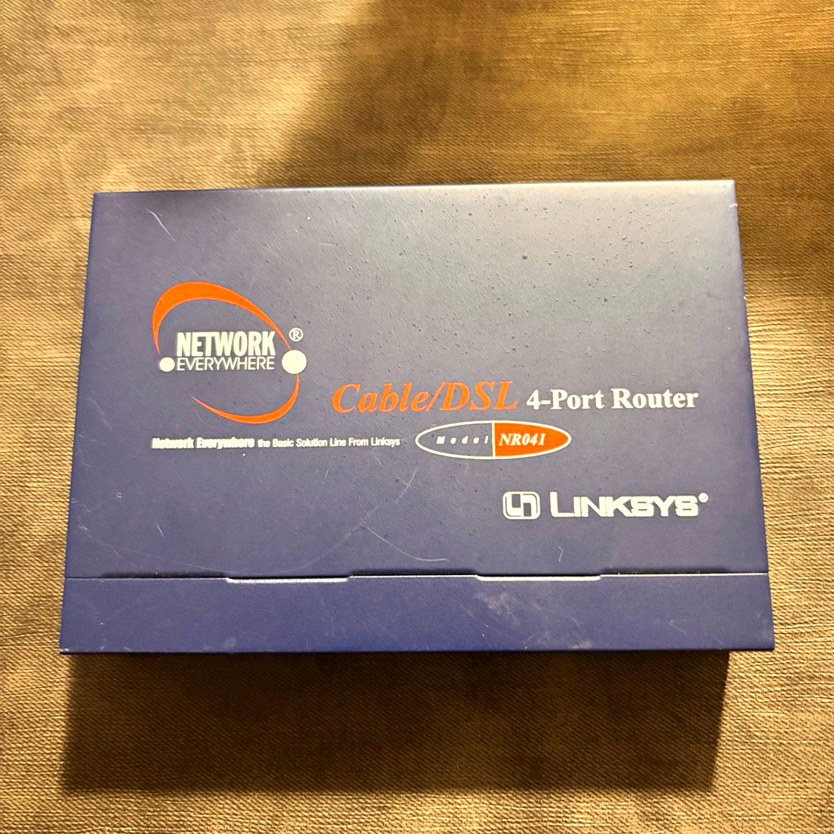 Linksys NR041 Wired Ethernet Router 4-Port 10/100 RJ-45 Uplink Blue
