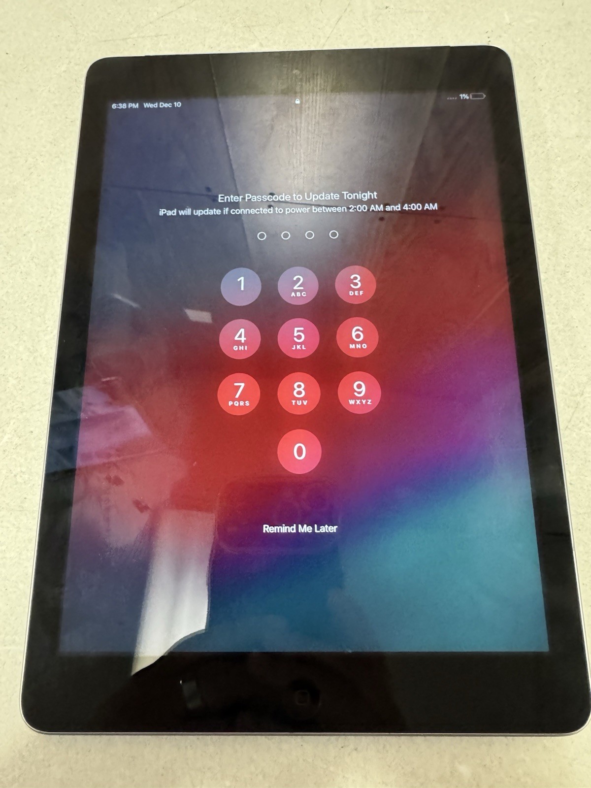 Apple iPad Air A1475 Wi-Fi + Cellular – For Parts/Repair – Untested