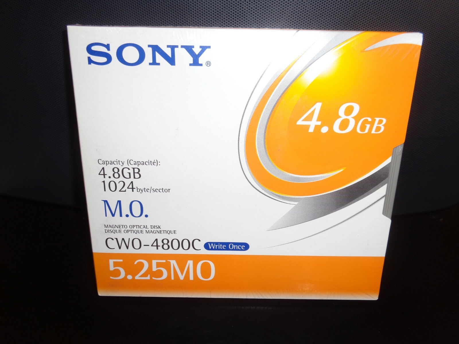 NEW Sony CWO-4800C 4.8GB 5.25 MO OPTICAL DISK FACTORY SEALED 