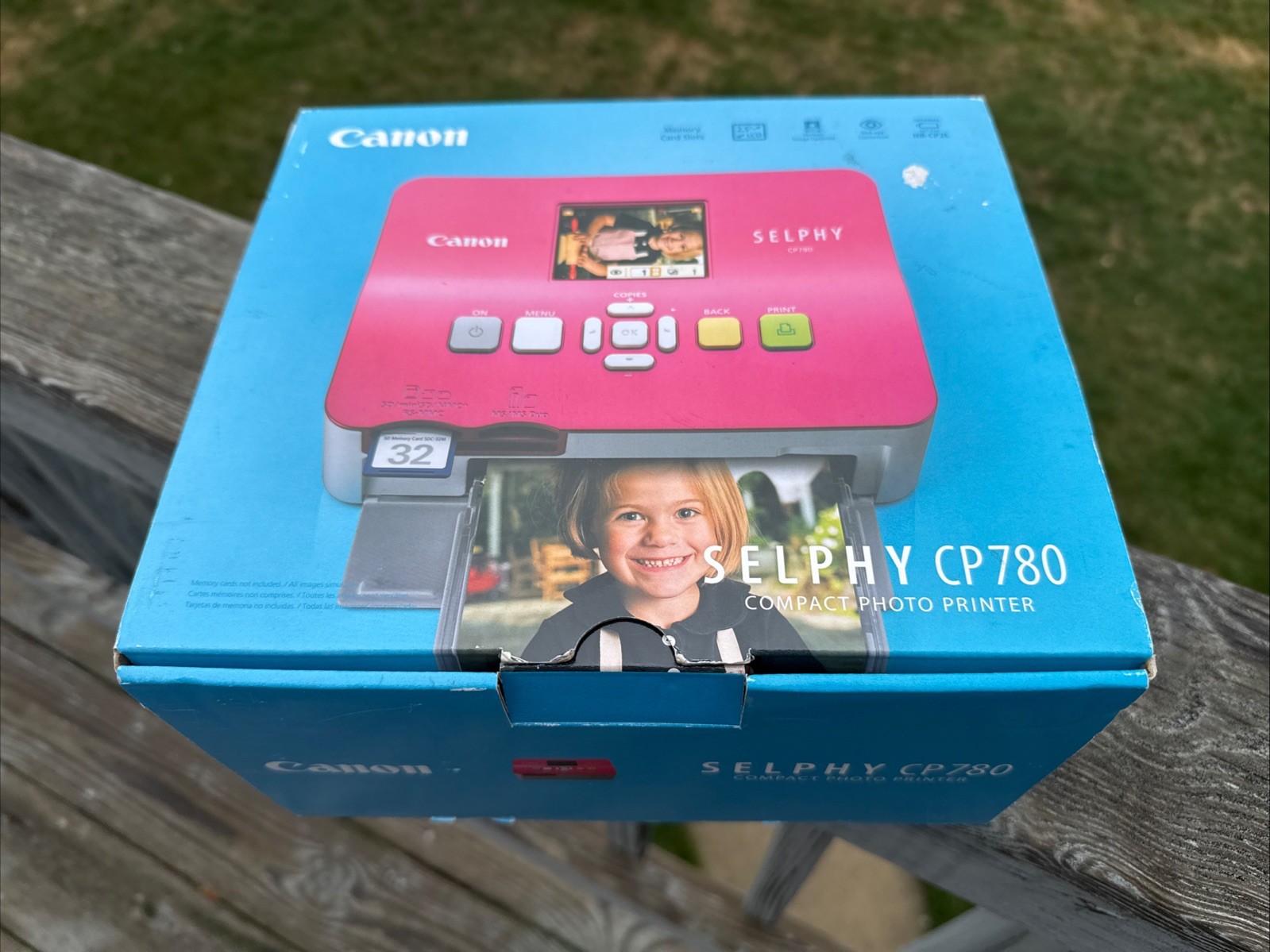 Canon SELPHY CP780 Compact Photo Printer RARE RED Portable 4x6 NEW Open Box