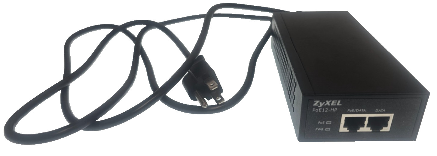 ZyXEL PoE12-HP Gigabit PoE Injector 30W IEEE 802.3at 802.3af