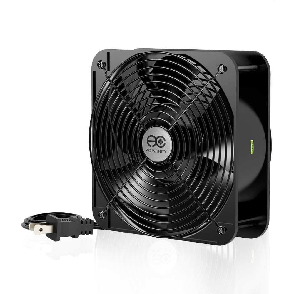 AC Infinity AXIAL 2060, Muffin Fan, 120V AC 200mm x 200mm x 60mm High Speed, for