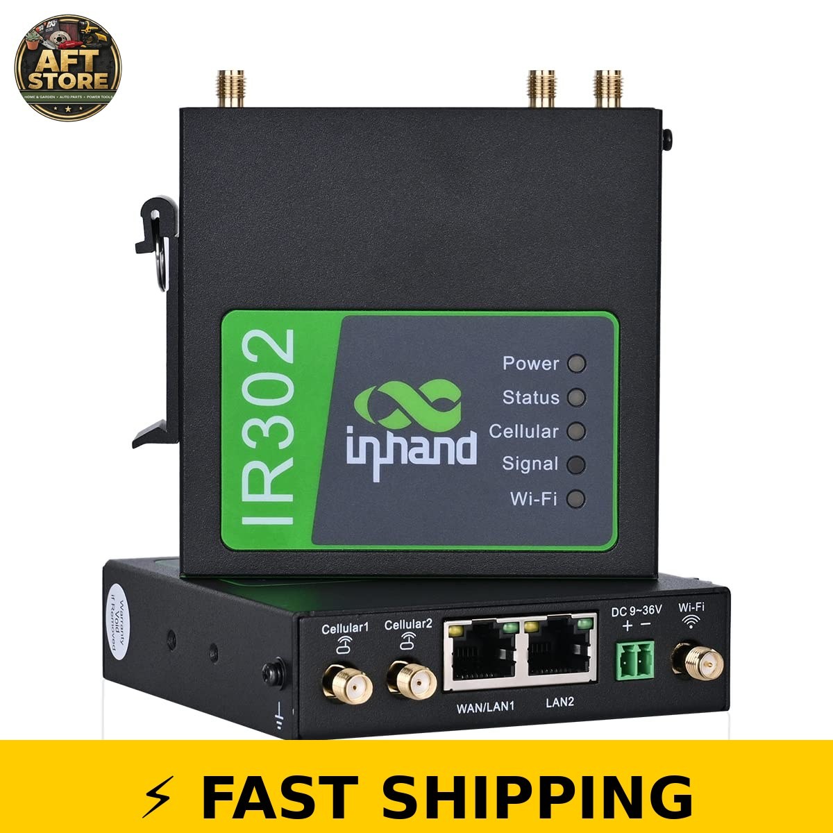 InHand Networks IR302 4G LTE VPN Cellular Router - Dual SIM