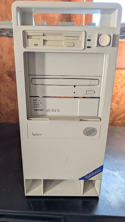 Vintage IBM Aptiva 510 Model 2168-62P PC Tower