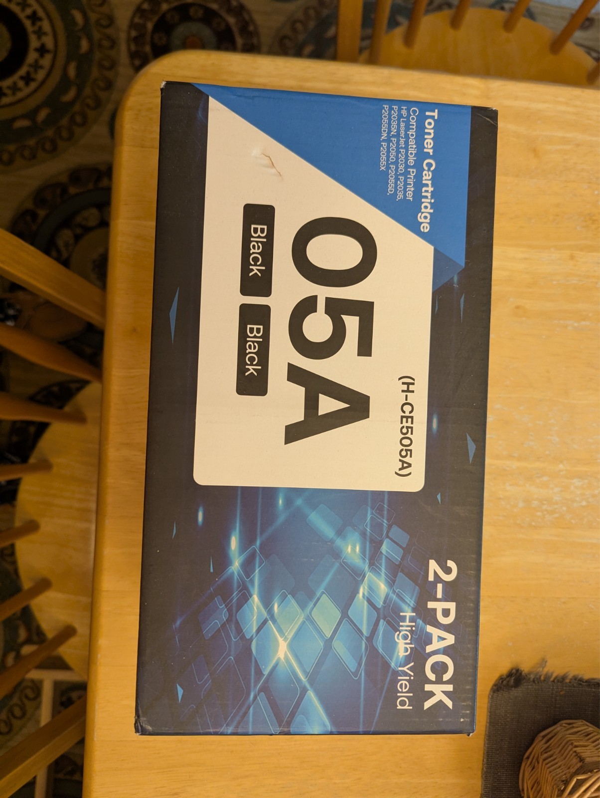 Genuine HP 05A 2-pack Black Original LaserJet Toner Cartridges for printers