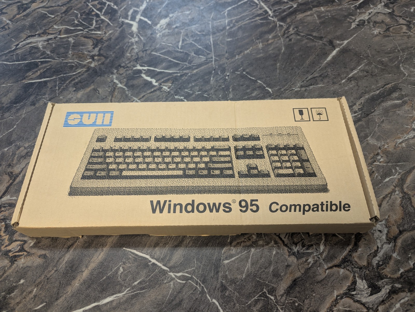 Vintage Siam United Hi-Tech PS/2 Mechanical Keyboard New Open Box