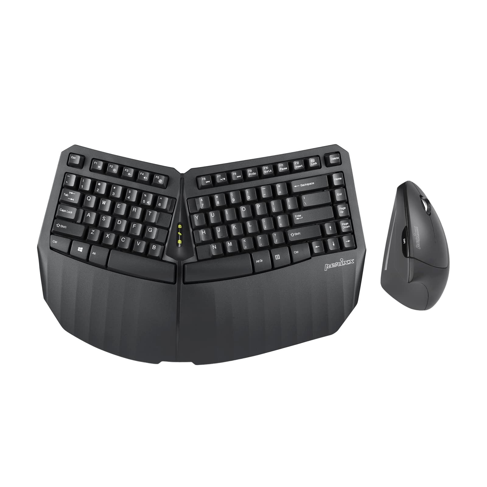 PERIDUO-813B US, Wireless Ergonomic Compact Keyboard & Vertical Mouse - Bundl...