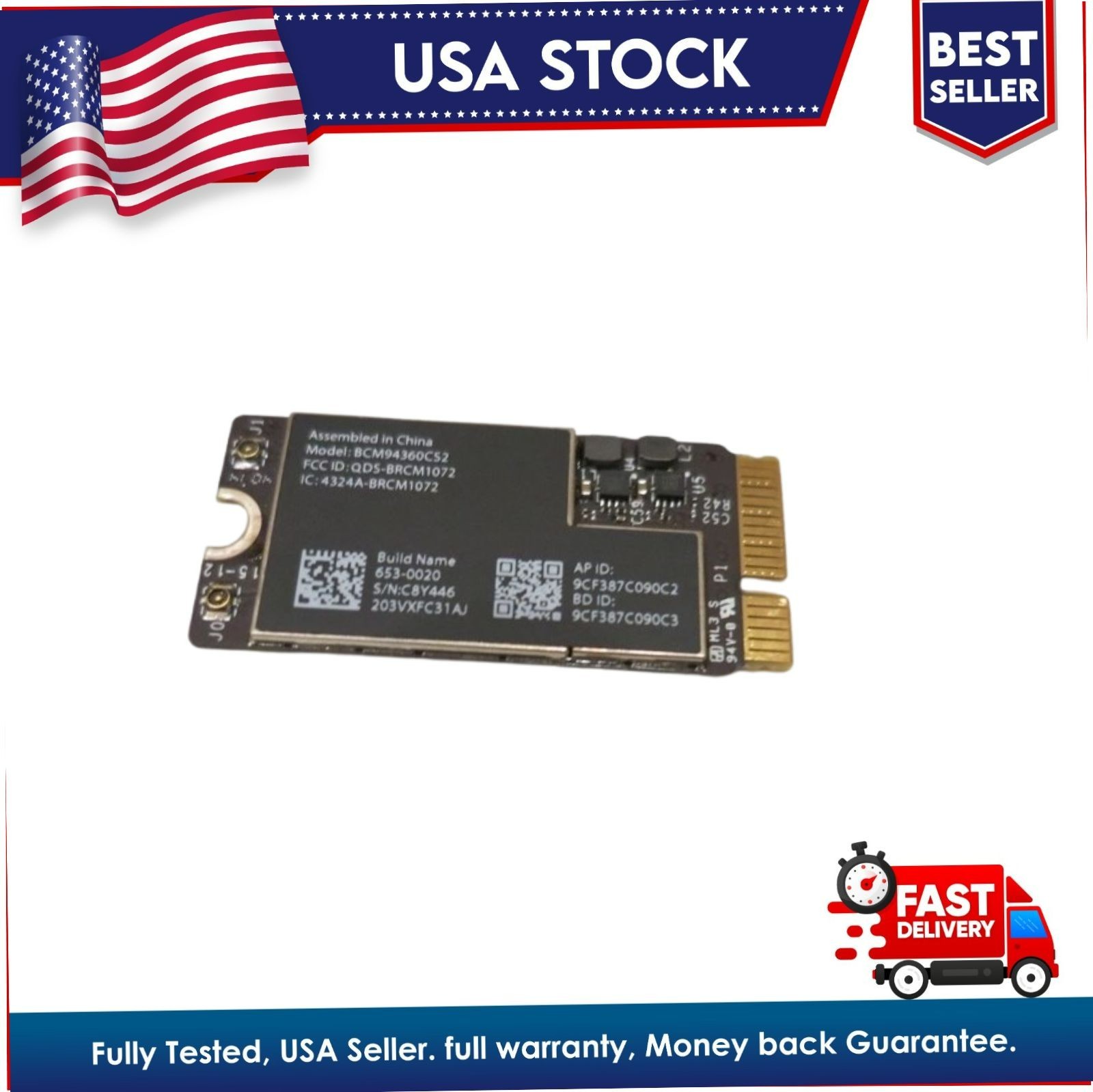 AIRPORT BLUETOOTH 4.0 WIFI CARD BCM94360CS2 802.11ac mini PCI-E WiFi WLAN Card