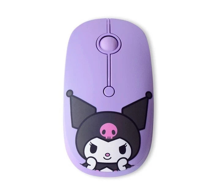 Sanrio Official Kuromi Low Noise Wireless Mouse Cute Purple Silent Click