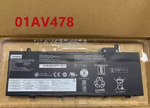 OEM 11.58V 57WH 01AV478 Battery For Lenovo ThinkPad T480s 20L7/20L8 SB10K97621