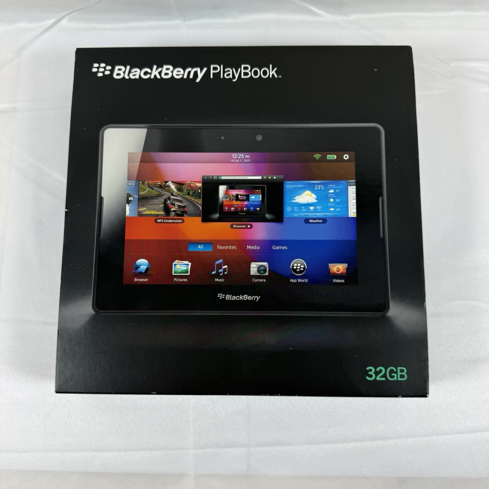 Factory Sealed Blackberry Playbook 32GB Wi-Fi 7-INCH Tablet RDJ21WW