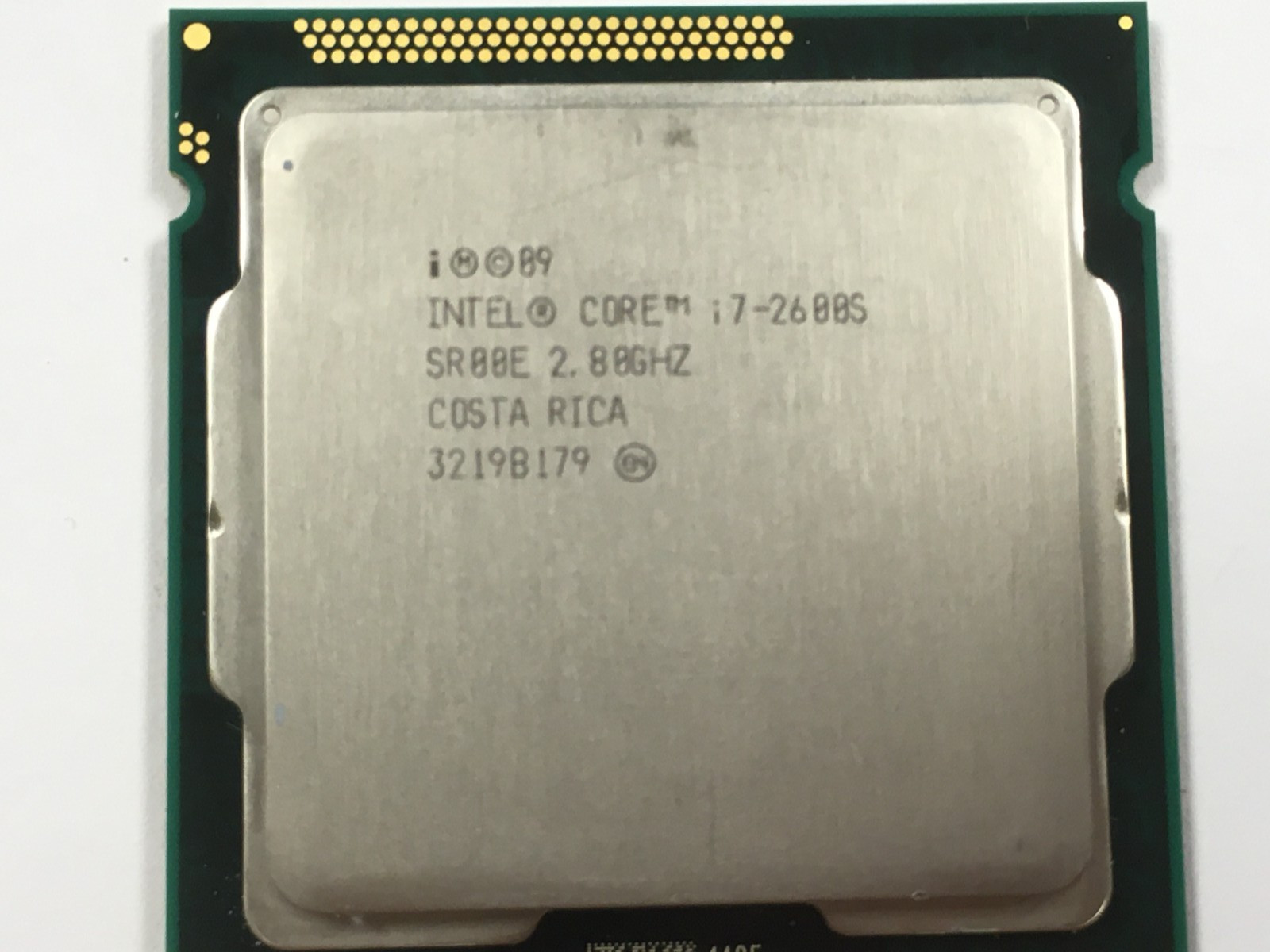 Intel Core i7 - 2600S  / SR00E   2.80GHz  8-MB  Quad-Core CPU LGA 1155