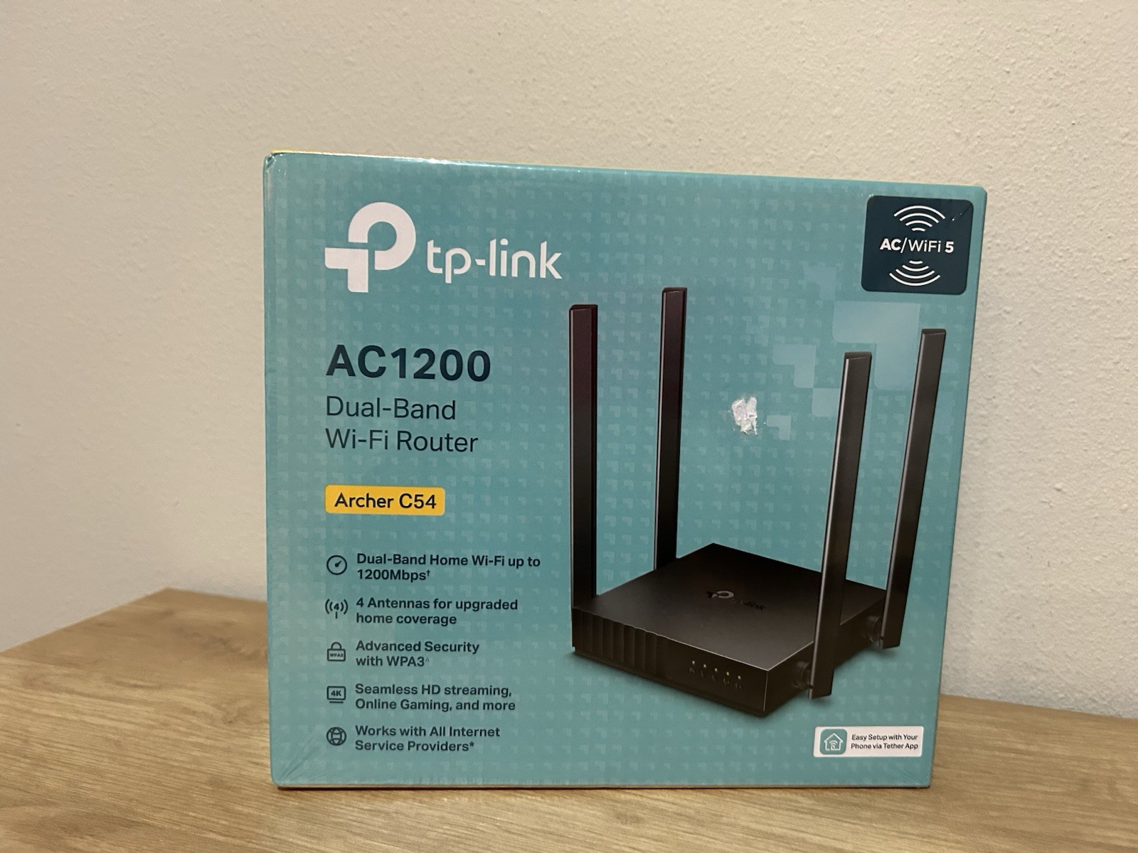 TP-Link Archer C54 AC1200 Dual-Band Wi-Fi Router MU-MIMO WPA3 New Sealed NIB