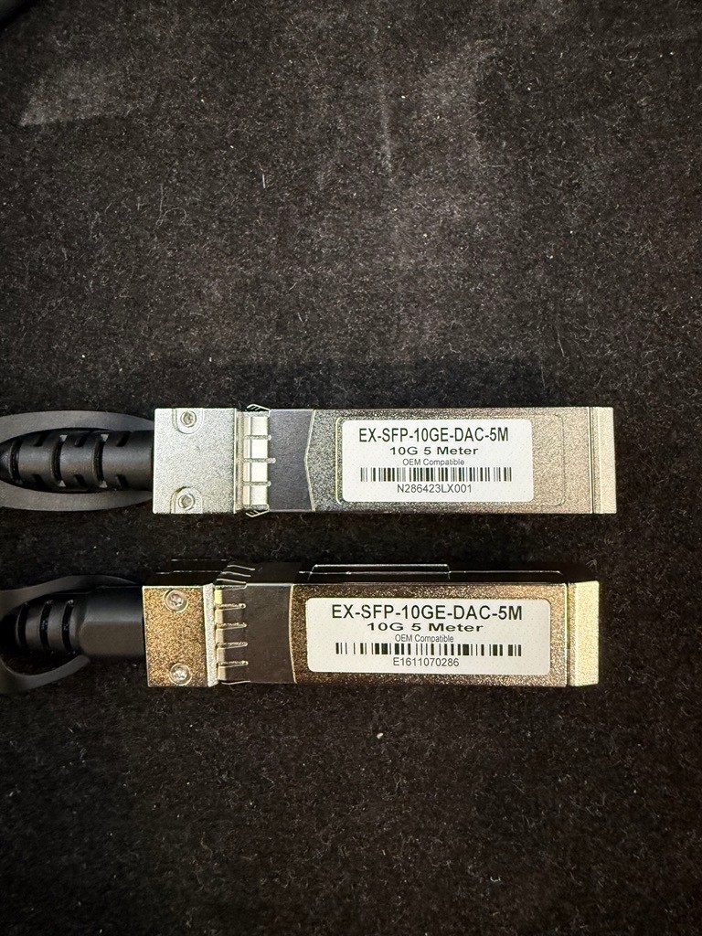 **NEW** Juniper Compatible EX-SFP-10GE-DAC-5M 10G 5 Meter Direct Attach Cable