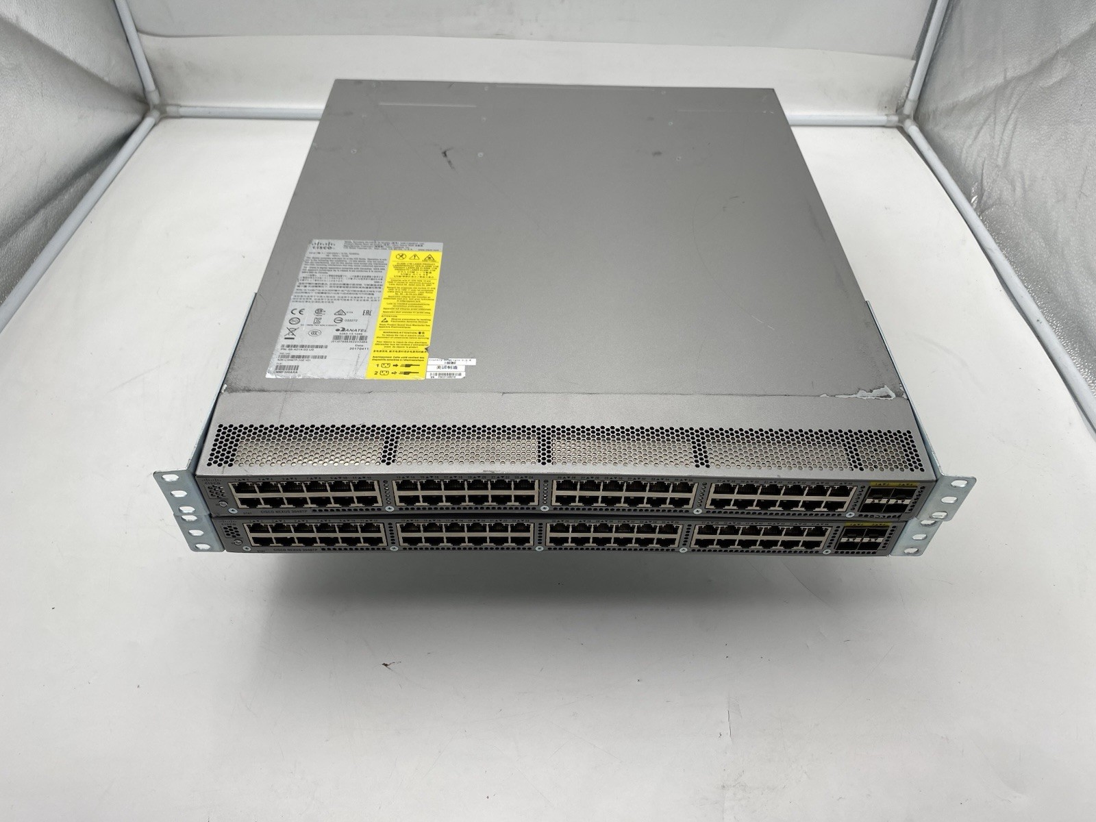 Lot Of 2 Cisco N3K-C3048TP-1GE Nexus 3048TP-1GE