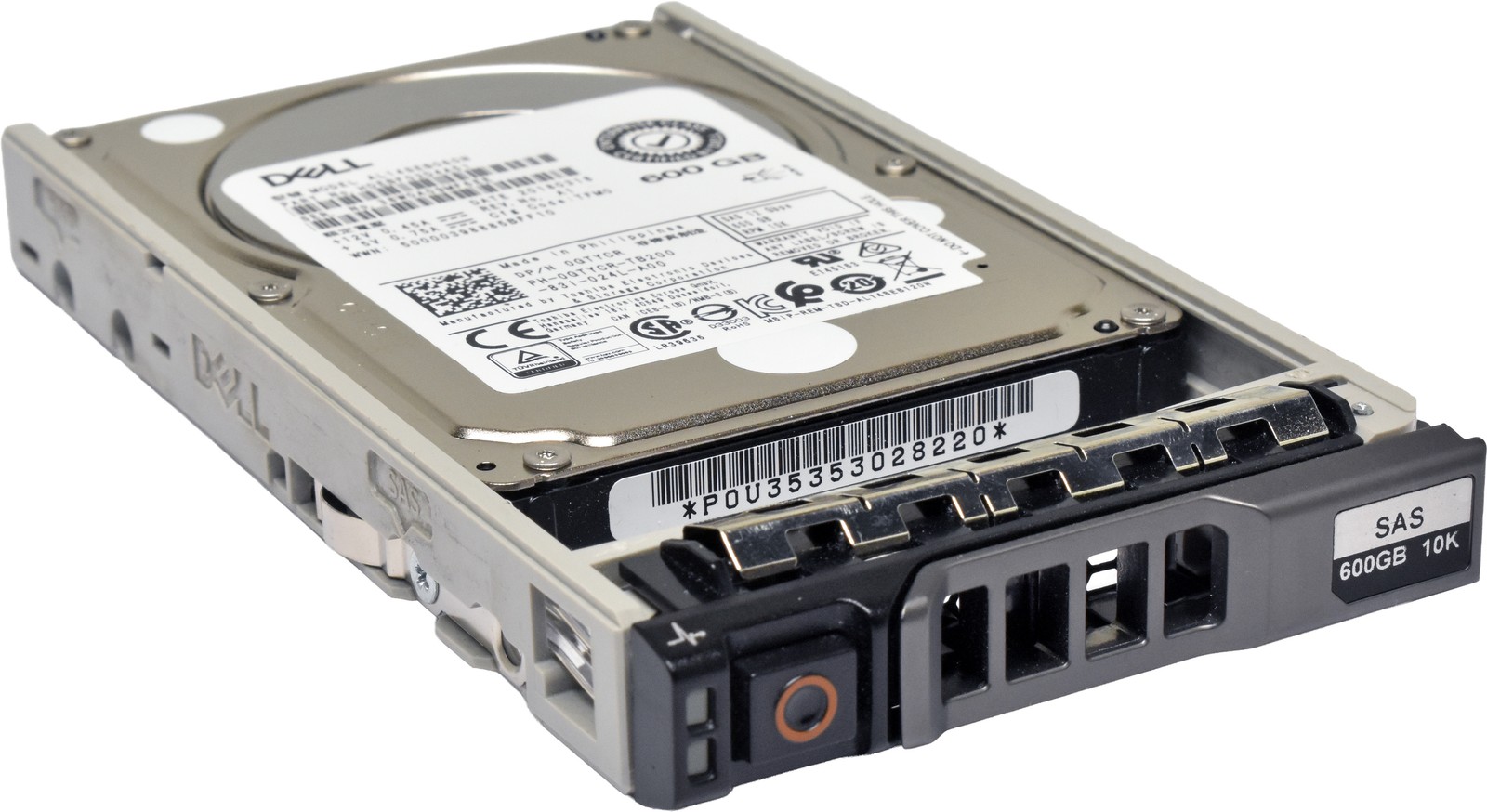 DELL Toshiba 600GB 2.5” 10K 12G SAS HDD AL14SEB060N 0GTYCR +Caddy