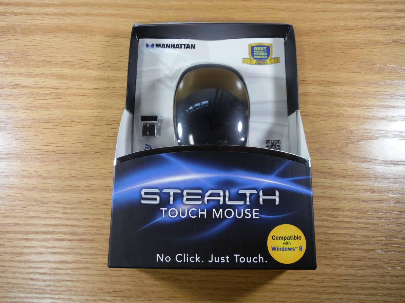 Manhattan Stealth Touch Wireless Laser Mouse 178013 
