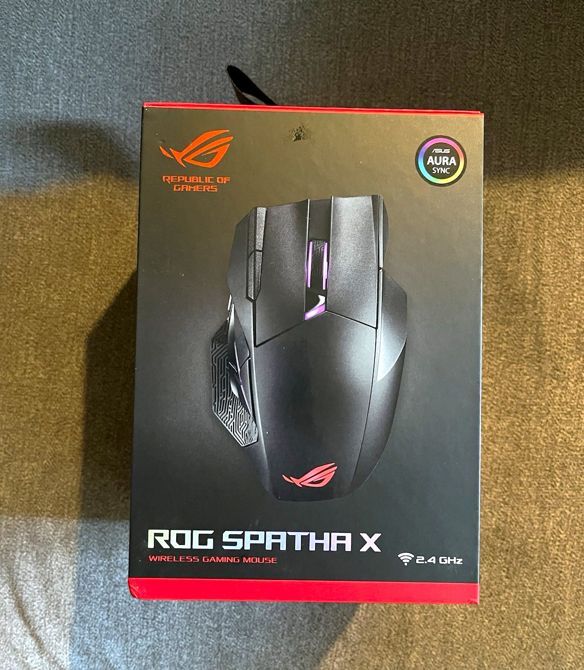 ASUS ROG Spatha X Wireless Optical Gaming Mouse w/ LED Lighting, Black