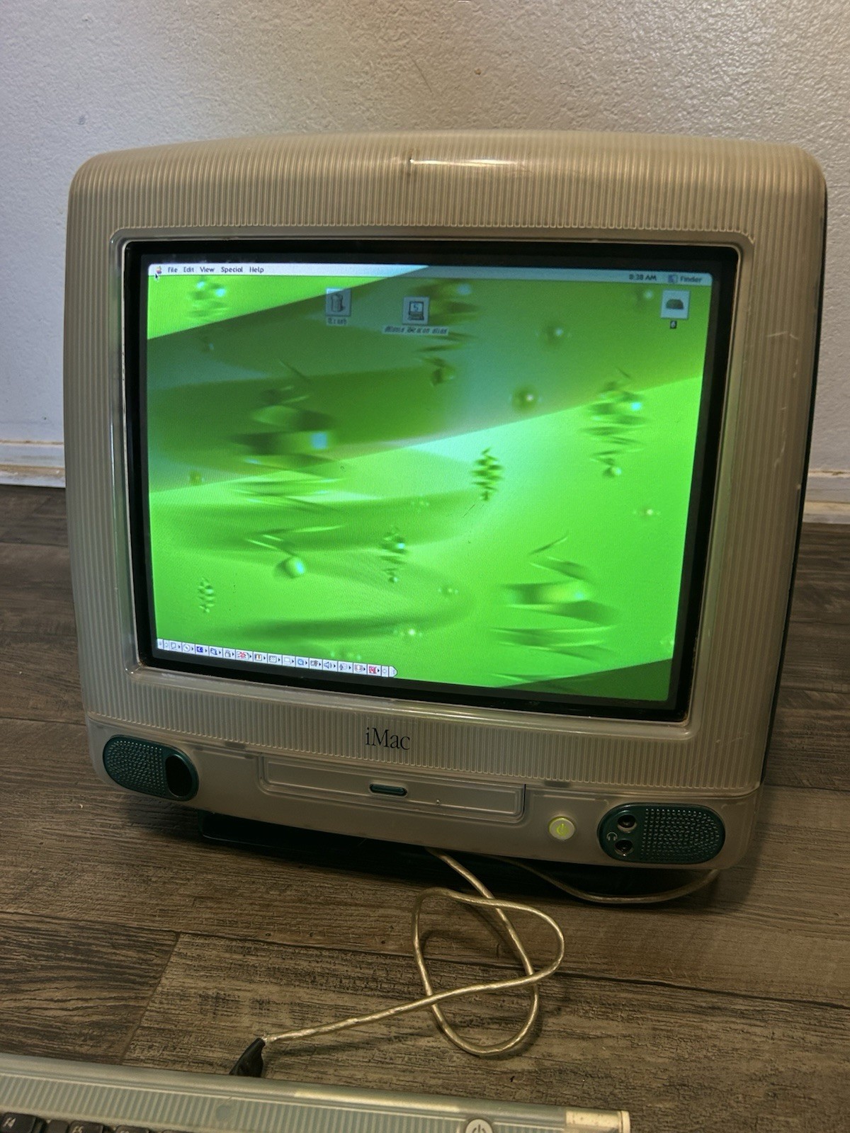 Apple iMac G3 233MHz Bondi Blue Vintage Desktop Computer PowerPC G3 1998