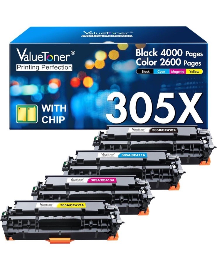 Toner Replacement Cartridge For HP 305A 305X CE401A CE410X CE411X CE412A CE413A