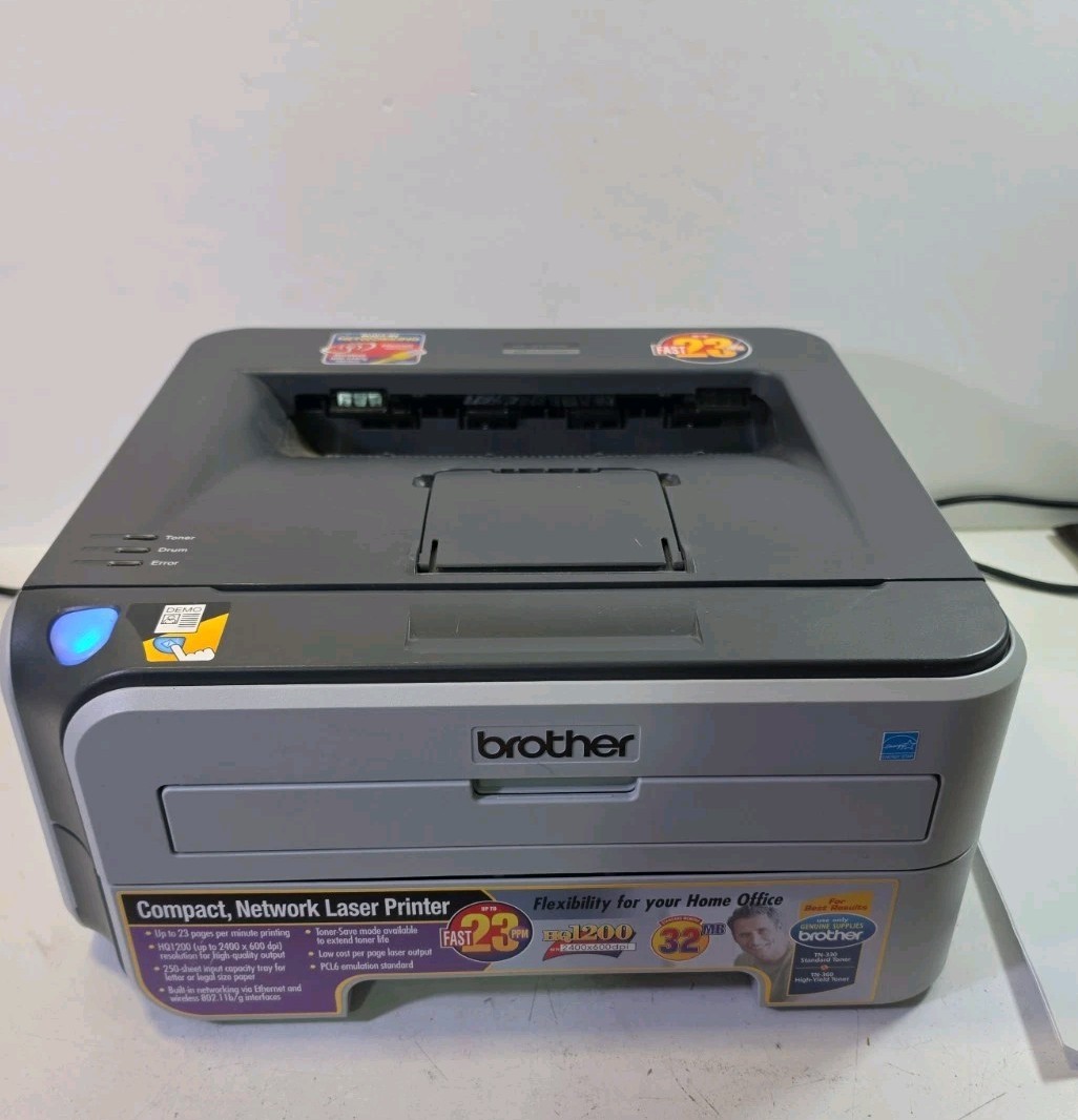 Brother HL-2170W Monochrome Wireless Laser Printer 1710 Page Count. Good Toner.