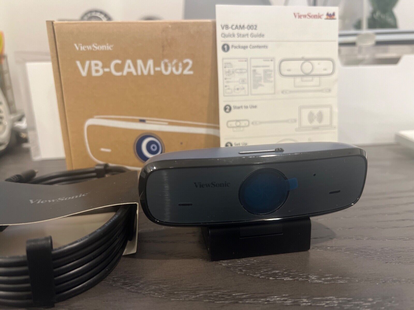 Viewsonic Video Conferencing Camera 30 fps Black Silver Micro USB VBCAM002