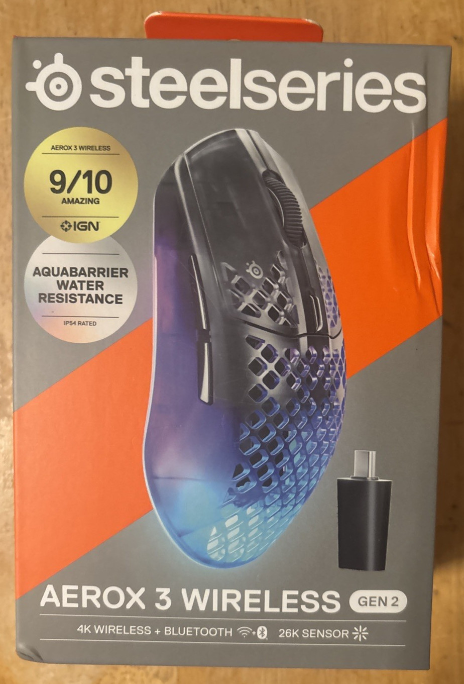 SteelSeries Aerox 3 Wireless Gen 2 Wireless Gaming Mouse (62717)... FREE S&H