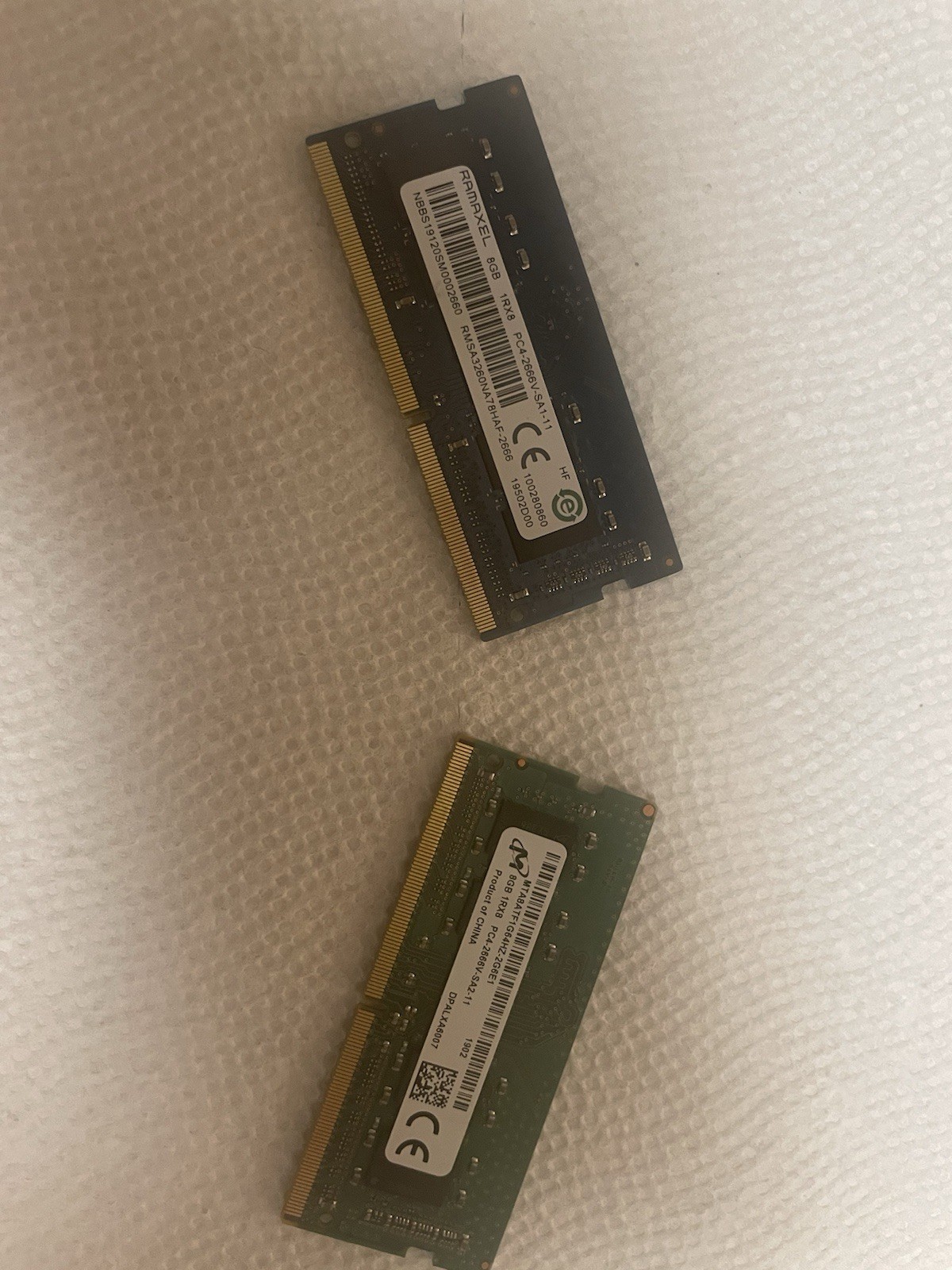 16GB (2x8GB) DDR4-2666 SO-DIMM 1Rx8 PC4-21300 Laptop RAM