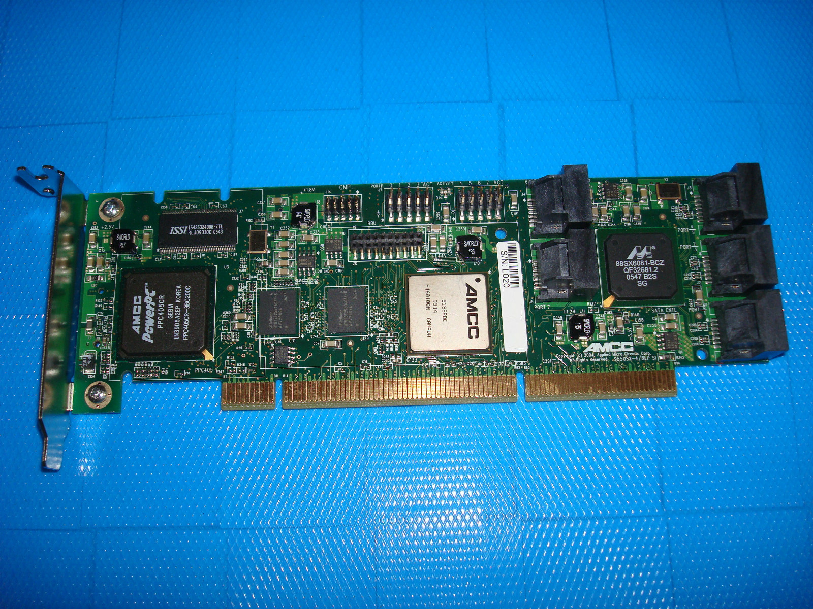 AMCC 3Ware PCIX SATA II Raid Controller - 9550SX-8LP - Low Profile