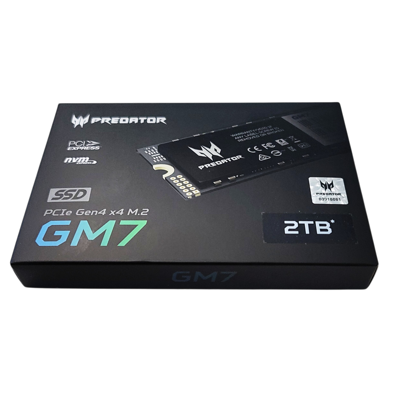 Acer Predator GM7 2TB PCIe Gen4 x4 NVMe M.2 2280 Internal Gaming SSD - NEW