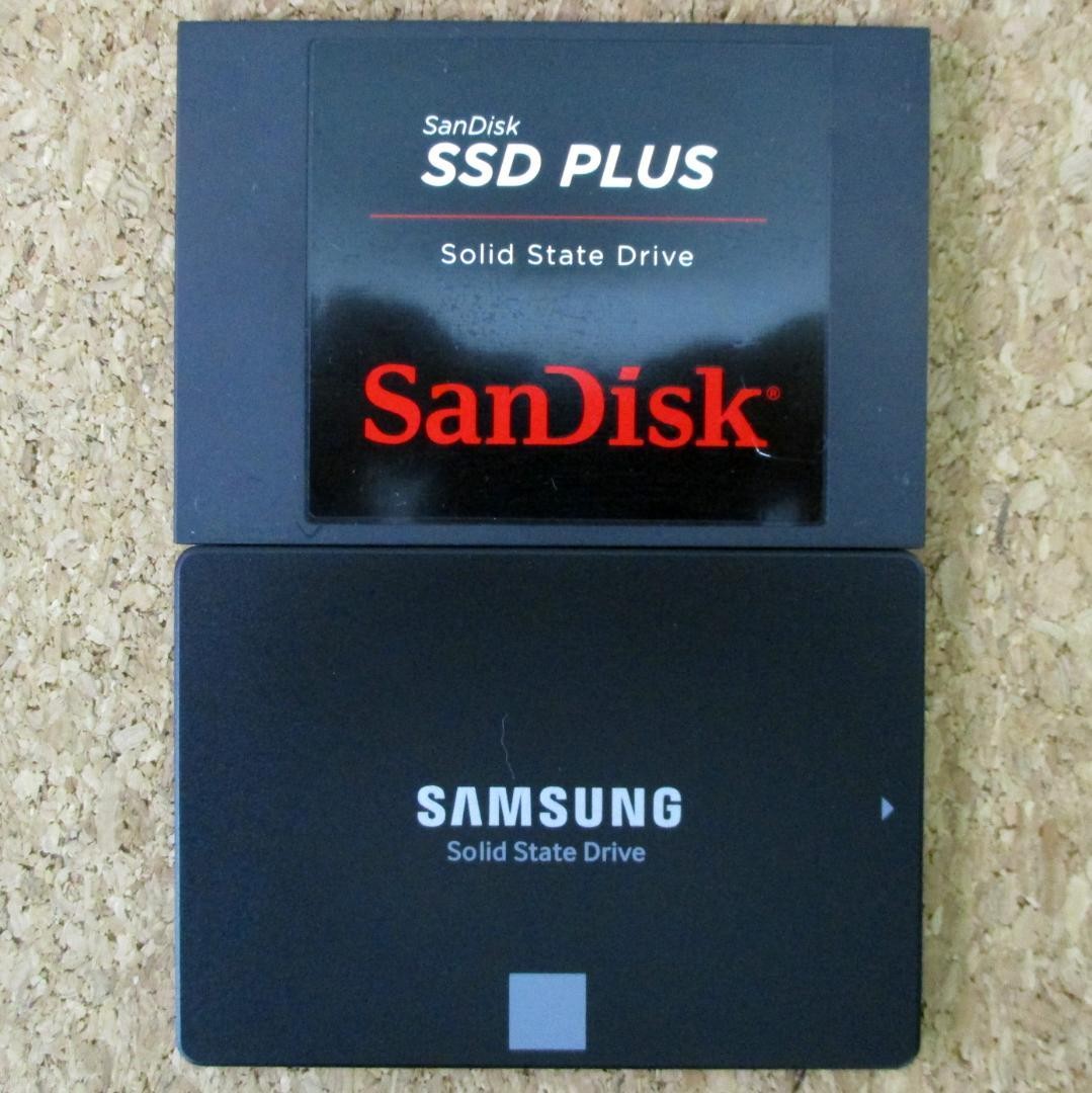 SanDisk PLUS SDSSDA-120G & Samsung 120GB 2.5inch SATA 6Gb/s SSDs