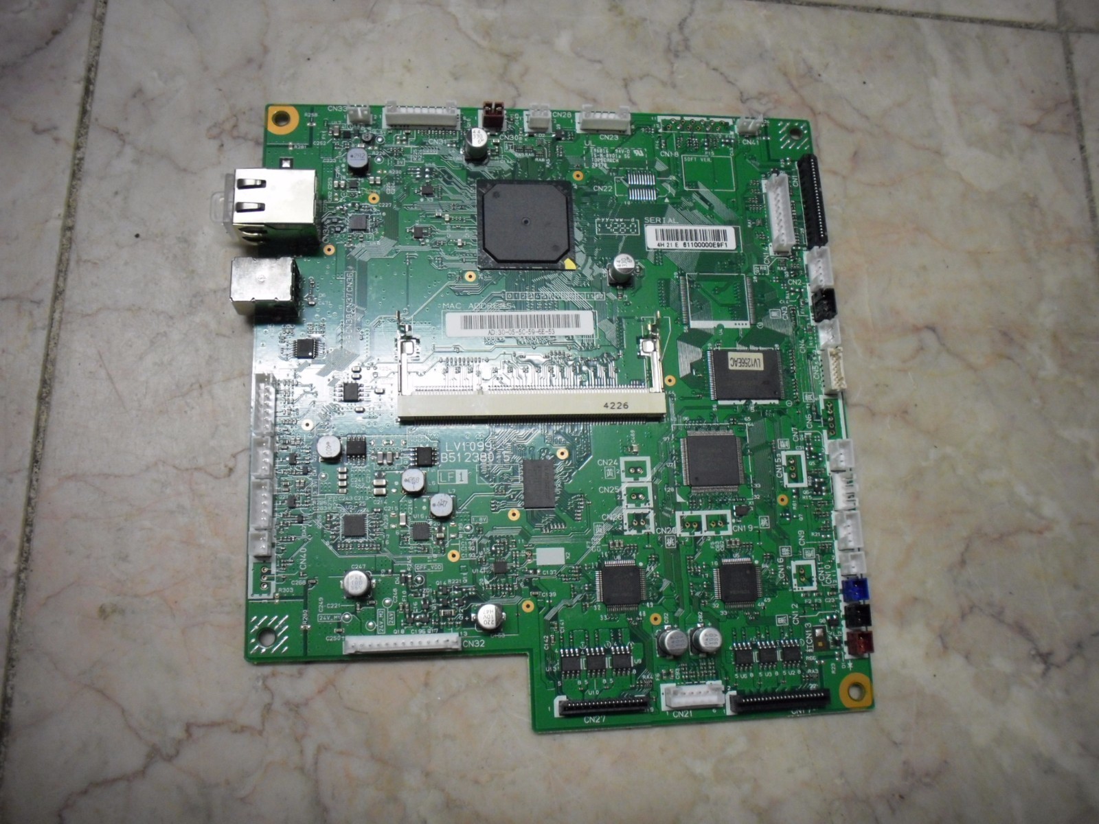 New  Genuine Brother HL-L8250CDN   Main PCB Board LV1254001 B512380