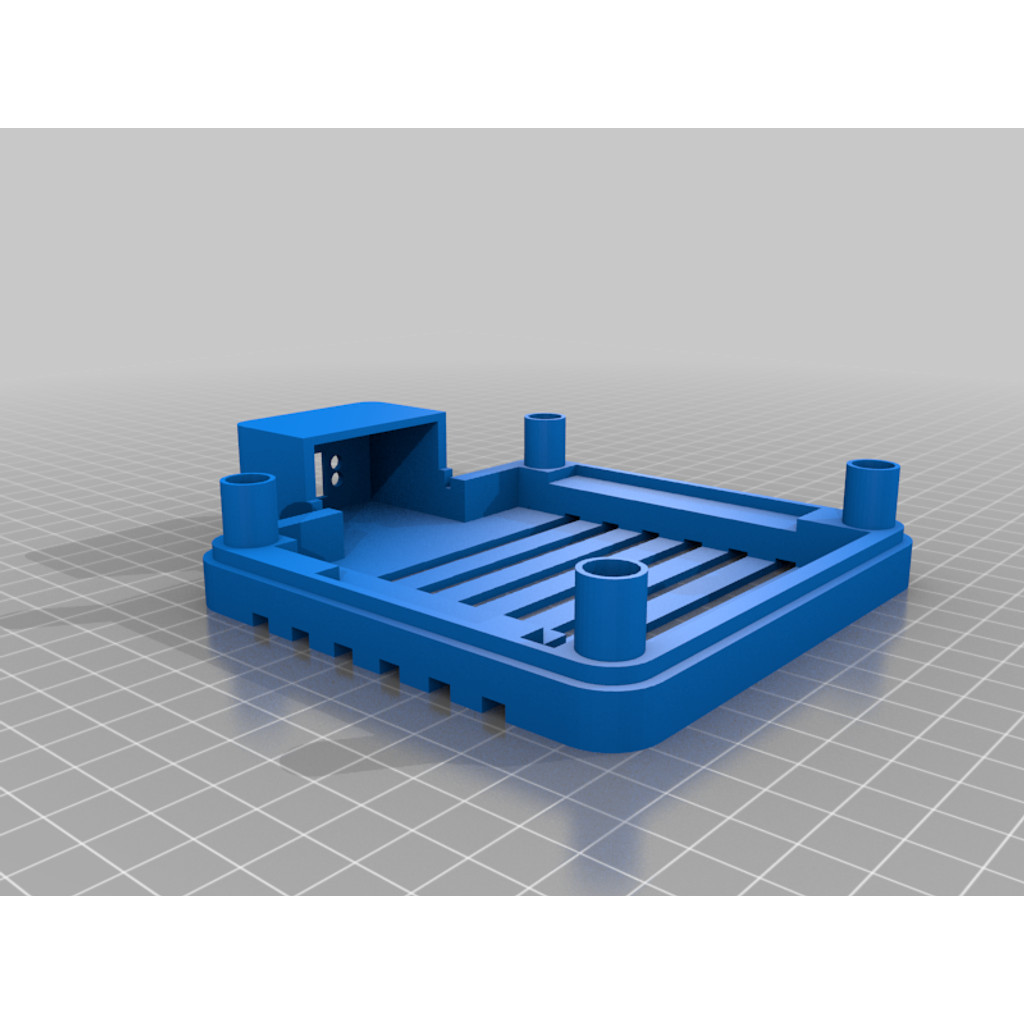 Intel NUC Disk and Ethernet Base 3D-Printed