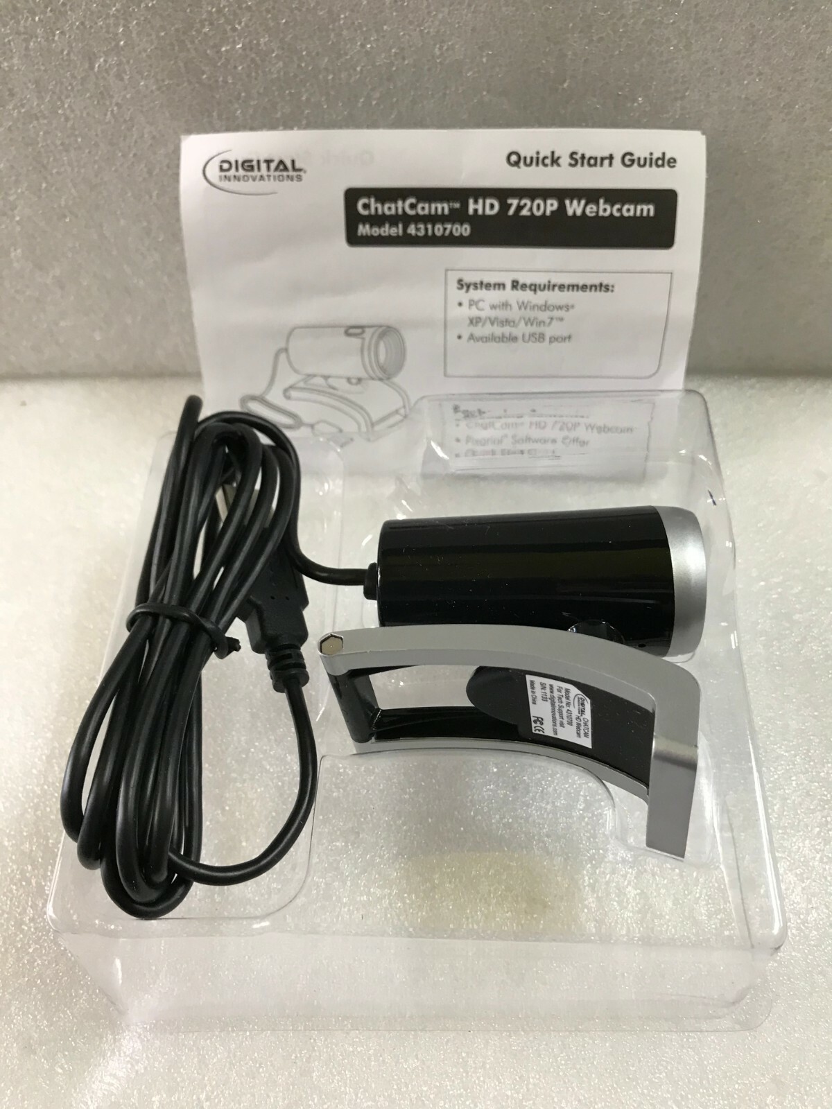 Digital Innovations Chat Cam Webcam - Zoom - Video Conferencing  4310700